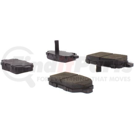 102.10900 by CENTRIC - C-Tek Semi-Metallic Brake Pads with Shims