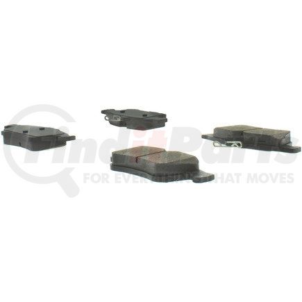 102.10950 by CENTRIC - C-Tek Semi-Metallic Brake Pads with Shims