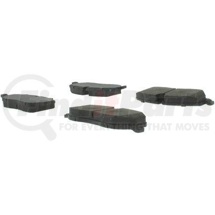 102.10980 by CENTRIC - C-Tek Semi-Metallic Brake Pads with Shims