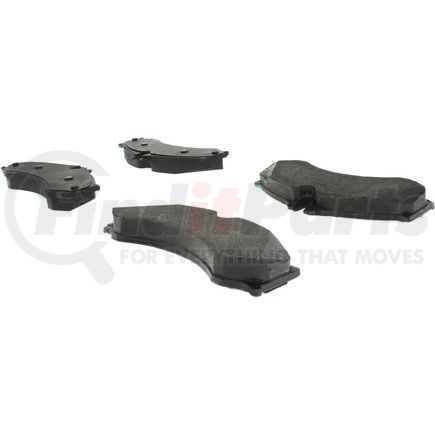 102.11360 by CENTRIC - C-Tek Semi-Metallic Brake Pads with Shims