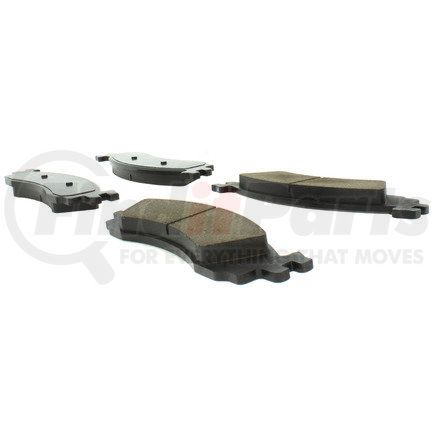 102.11580 by CENTRIC - C-Tek Semi-Metallic Brake Pads with Shims