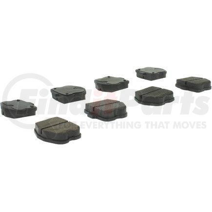 102.11851 by CENTRIC - C-Tek Semi-Metallic Brake Pads with Shims