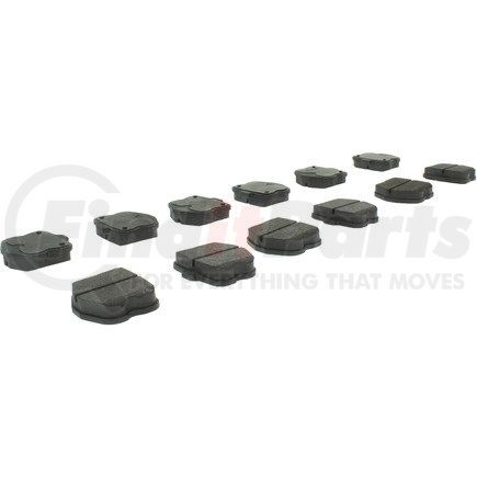 102.11850 by CENTRIC - C-Tek Semi-Metallic Brake Pads with Shims
