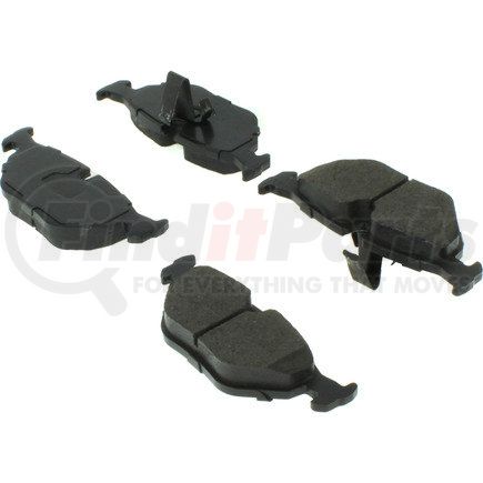 104.06922 by CENTRIC - Posi Quiet Semi-Metallic Brake Pads with Hardware