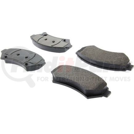 104.06990 by CENTRIC - Posi Quiet Semi-Metallic Brake Pads with Hardware