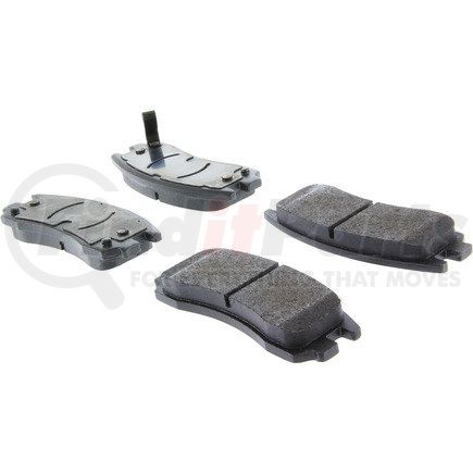 Centric 104.06980 Disc Brake Pad Set Posi Quiet Semi-Metallic Brake Pads with Hardware