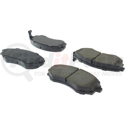 104.07001 by CENTRIC - Posi Quiet Semi-Metallic Brake Pads with Hardware