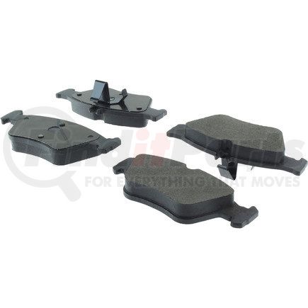 104.07100 by CENTRIC - Posi Quiet Semi-Metallic Brake Pads with Hardware