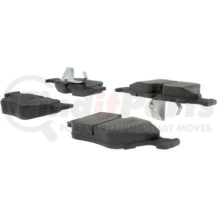 104.07250 by CENTRIC - Posi Quiet Semi-Metallic Brake Pads with Hardware