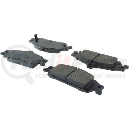 104.07270 by CENTRIC - Posi Quiet Semi-Metallic Brake Pads with Hardware