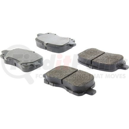 104.07410 by CENTRIC - Posi Quiet Semi-Metallic Brake Pads with Hardware