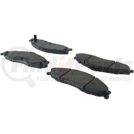 104.07490 by CENTRIC - Posi Quiet Semi-Metallic Brake Pads with Hardware