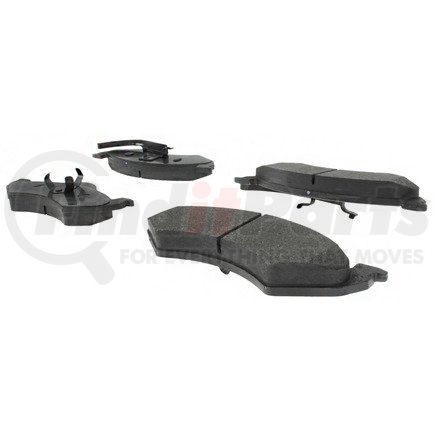 104.07460 by CENTRIC - Posi Quiet Semi-Metallic Brake Pads with Hardware