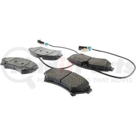 104.07530 by CENTRIC - Posi Quiet Semi-Metallic Brake Pads with Hardware