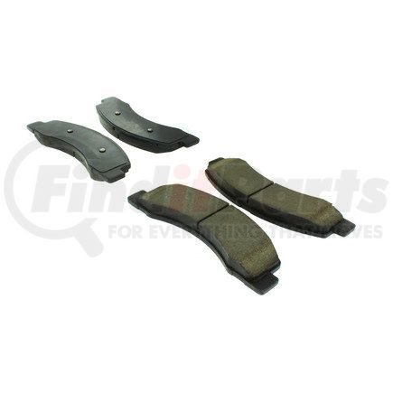 104.07560 by CENTRIC - Posi Quiet Semi-Metallic Brake Pads with Hardware