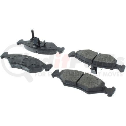 104.07660 by CENTRIC - Posi Quiet Semi-Metallic Brake Pads with Hardware