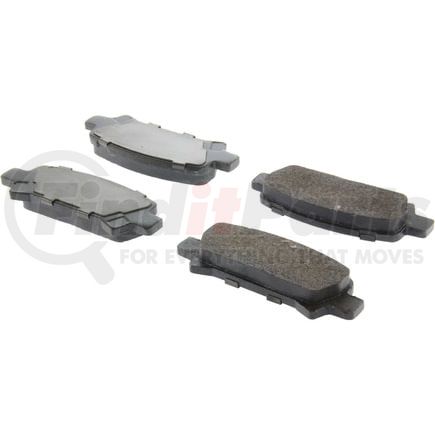 104.07700 by CENTRIC - Posi Quiet Semi-Metallic Brake Pads with Hardware
