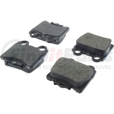 104.07710 by CENTRIC - Posi Quiet Semi-Metallic Brake Pads with Hardware