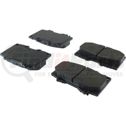 104.07720 by CENTRIC - Posi Quiet Semi-Metallic Brake Pads with Hardware
