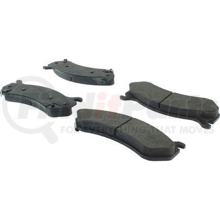 104.07850 by CENTRIC - Posi Quiet Semi-Metallic Brake Pads with Hardware