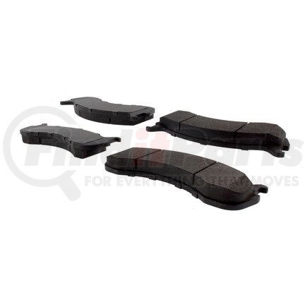 104.07861 by CENTRIC - Posi Quiet Semi-Metallic Brake Pads with Hardware