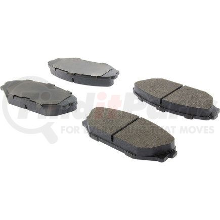 104.07930 by CENTRIC - Posi Quiet Semi-Metallic Brake Pads with Hardware