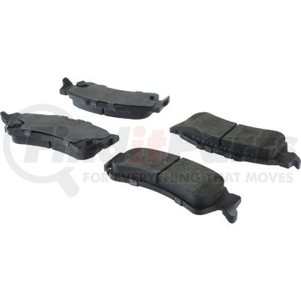 104.07920 by CENTRIC - Posi Quiet Semi-Metallic Brake Pads with Hardware