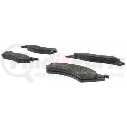 104.08020 by CENTRIC - Posi Quiet Semi-Metallic Brake Pads with Hardware