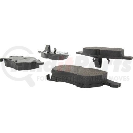 104.08190 by CENTRIC - Posi Quiet Semi-Metallic Brake Pads with Hardware