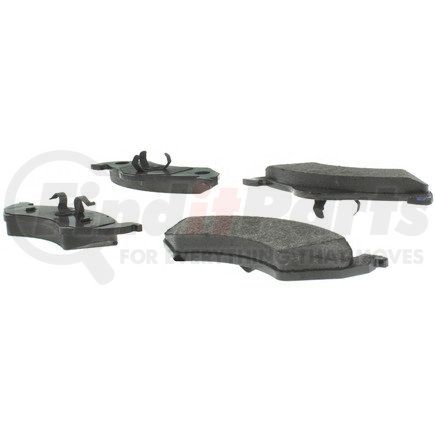 104.08200 by CENTRIC - Posi Quiet Semi-Metallic Brake Pads with Hardware