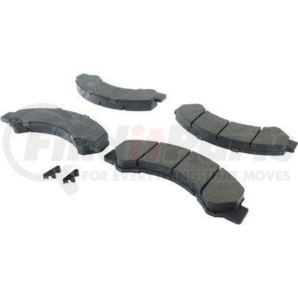 104.08250 by CENTRIC - Posi Quiet Semi-Metallic Brake Pads with Hardware