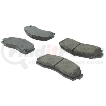 104.08330 by CENTRIC - Posi Quiet Semi-Metallic Brake Pads with Hardware