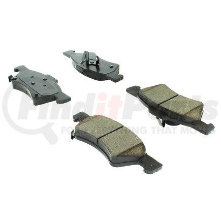 104.08570 by CENTRIC - Posi Quiet Semi-Metallic Brake Pads with Hardware