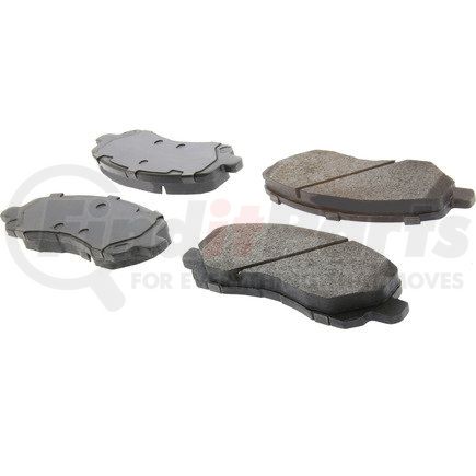 104.08660 by CENTRIC - Posi Quiet Semi-Metallic Brake Pads with Hardware