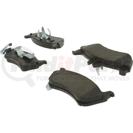 104.08750 by CENTRIC - Posi Quiet Semi-Metallic Brake Pads with Hardware