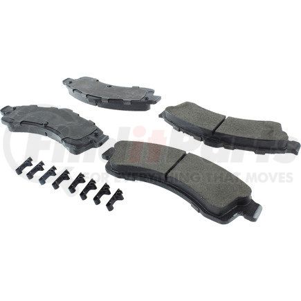Centric 104.08820 Disc Brake Pad Set Posi Quiet Semi-Metallic Brake Pads with Hardware