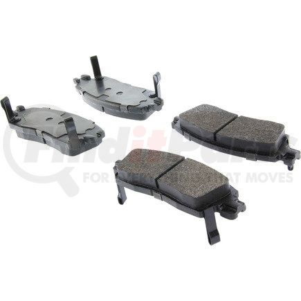 104.08830 by CENTRIC - Posi Quiet Semi-Metallic Brake Pads with Hardware