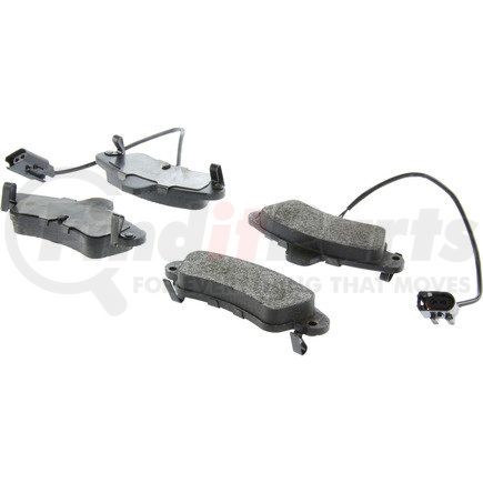 Centric 104.08990 Disc Brake Pad Set Posi Quiet Semi-Metallic Brake Pads with Hardware