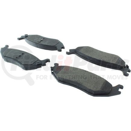 104.08980 by CENTRIC - Posi Quiet Semi-Metallic Brake Pads with Hardware