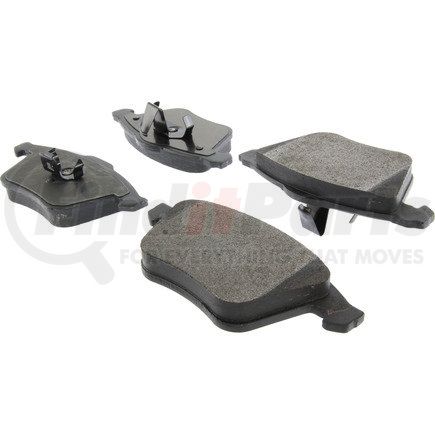104.09152 by CENTRIC - Disc Brake Pad Set - Semi-Metallic Brake Pads, with Hardware