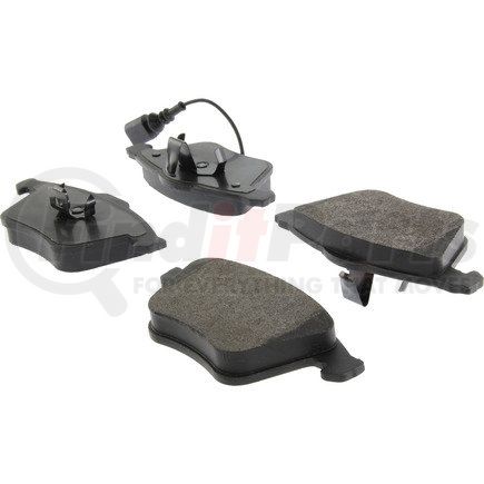 104.09153 by CENTRIC - Posi Quiet Semi-Metallic Brake Pads with Hardware