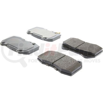 104.09600 by CENTRIC - Posi Quiet Semi-Metallic Brake Pads with Hardware