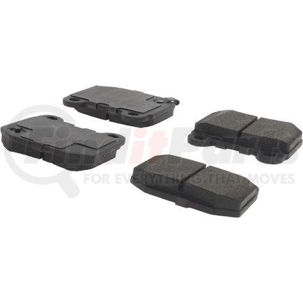 104.09611 by CENTRIC - Posi Quiet Semi-Metallic Brake Pads with Hardware