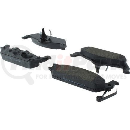 104.0963 by CENTRIC - Posi Quiet Semi-Metallic Brake Pads with Hardware