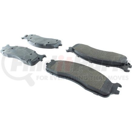 104.09650 by CENTRIC - Posi Quiet Semi-Metallic Brake Pads with Hardware