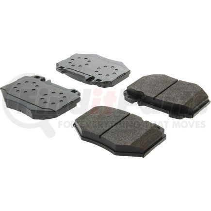 104.09850 by CENTRIC - Posi Quiet Semi-Metallic Brake Pads with Hardware