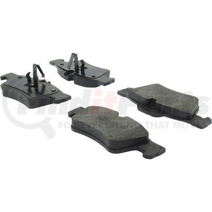 104.09860 by CENTRIC - Posi Quiet Semi-Metallic Brake Pads with Hardware