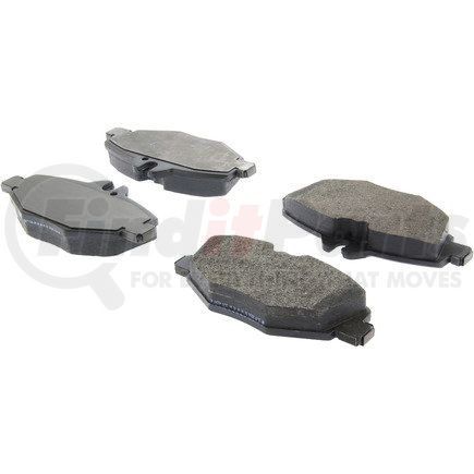 104.09870 by CENTRIC - Posi Quiet Semi-Metallic Brake Pads with Hardware