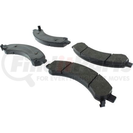 104.09890 by CENTRIC - Posi Quiet Semi-Metallic Brake Pads with Hardware