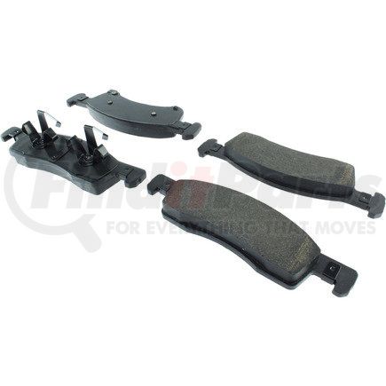 104.09340 by CENTRIC - Posi Quiet Semi-Metallic Brake Pads with Hardware